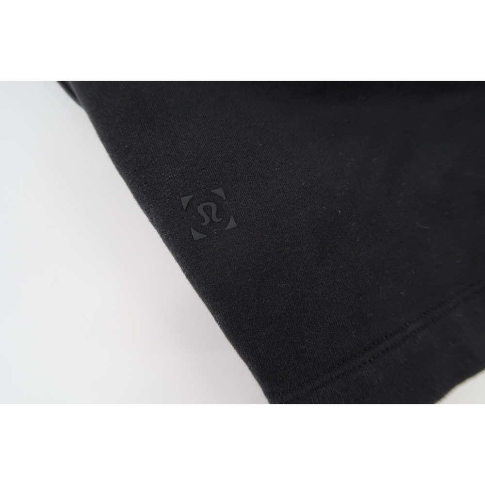 Lululemon Connector Shorts Mens Medium‎ Black Elastic Waist Stretch Sweat Lounge - Picture 3 of 7